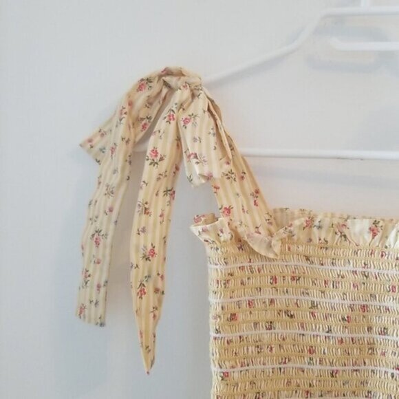 PETERSYN Diedra Tie-shoulder Top In Buttermilk b77 - Picture 4 of 6